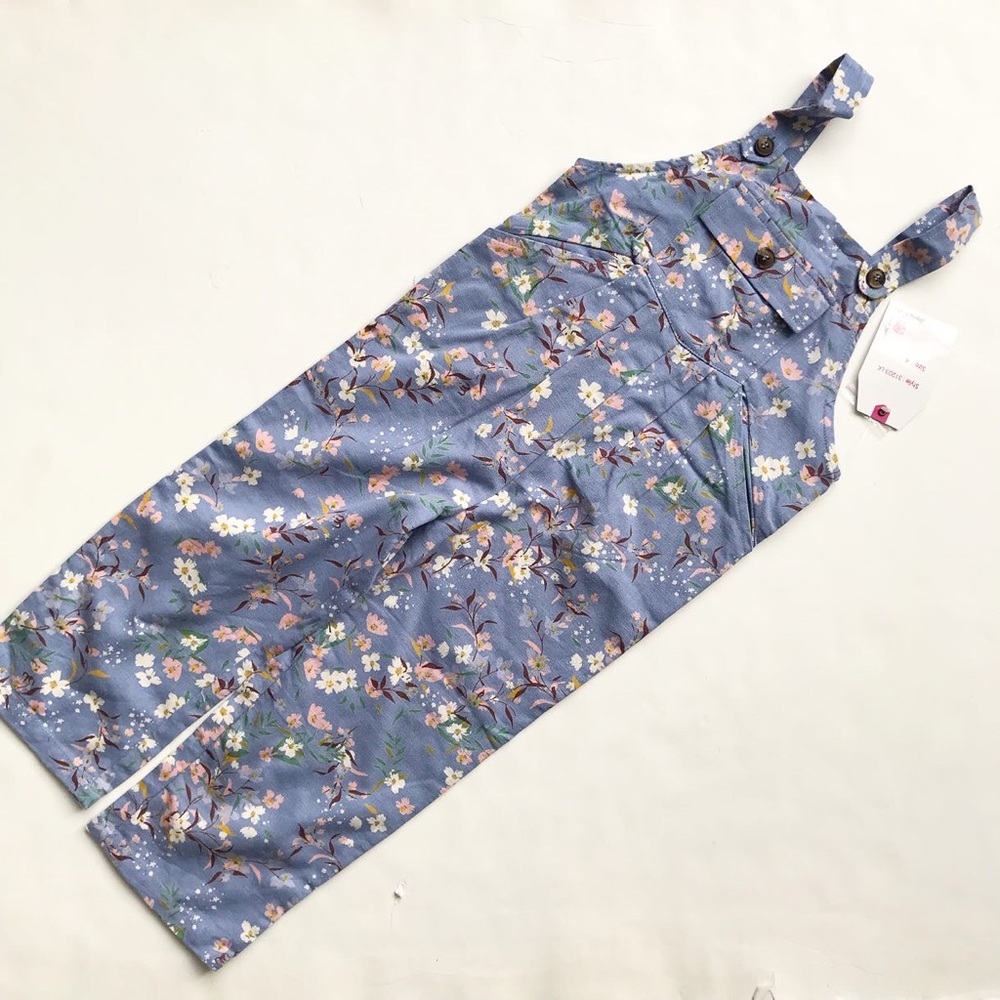 Japana kids NWT floral overalls 4T